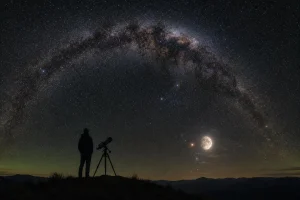 Late July Skies: A Knife-Edge Comet, a Moon Tour, and the Southern Delta Aquariids