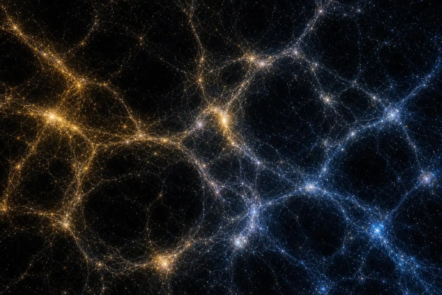 The cosmic web of galaxies mapped by DESI hints that dark energy may not be the simple constant we once assumed.