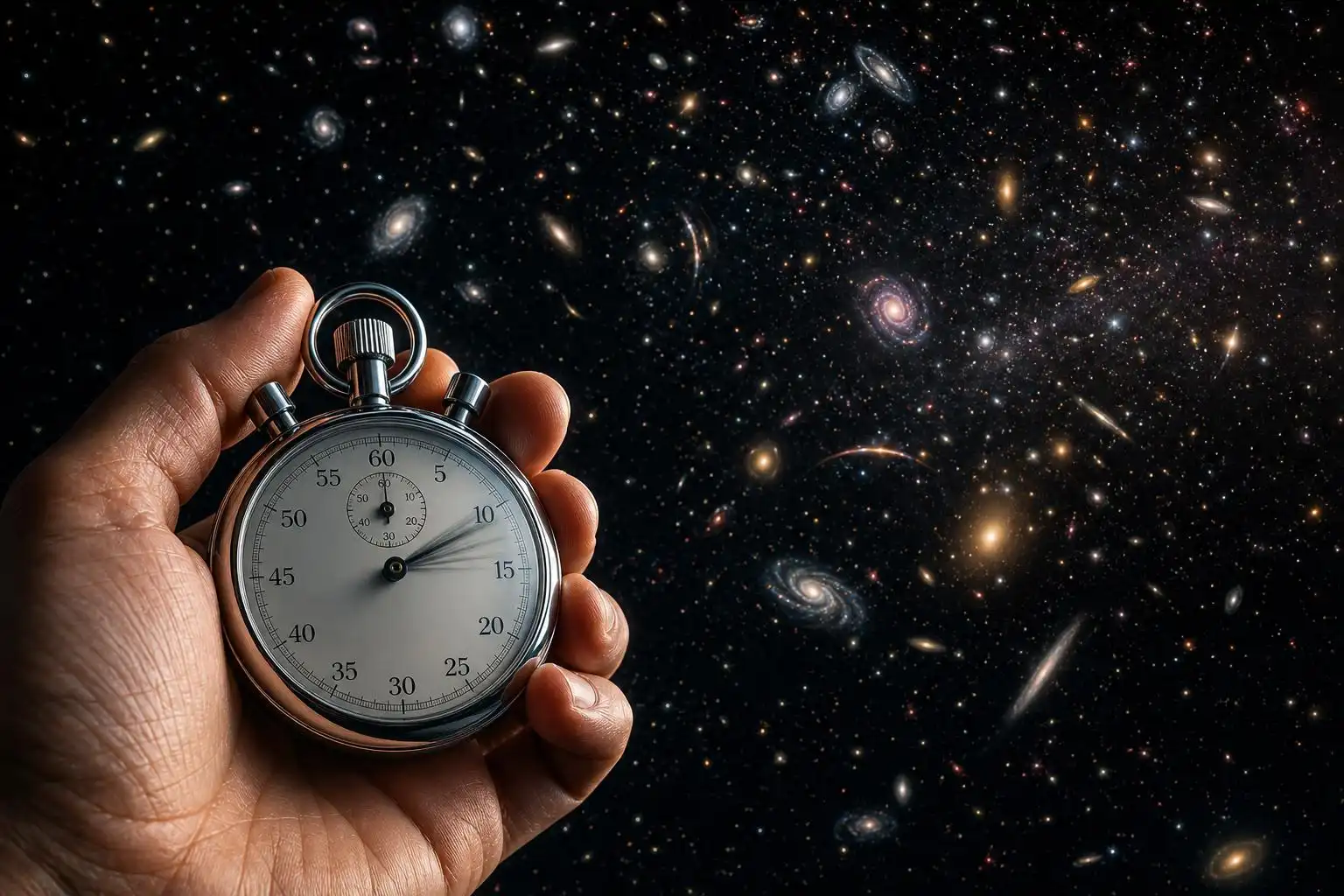 Every galaxy you see in a deep-field image is also a moment frozen in time — some billions of years in the past.