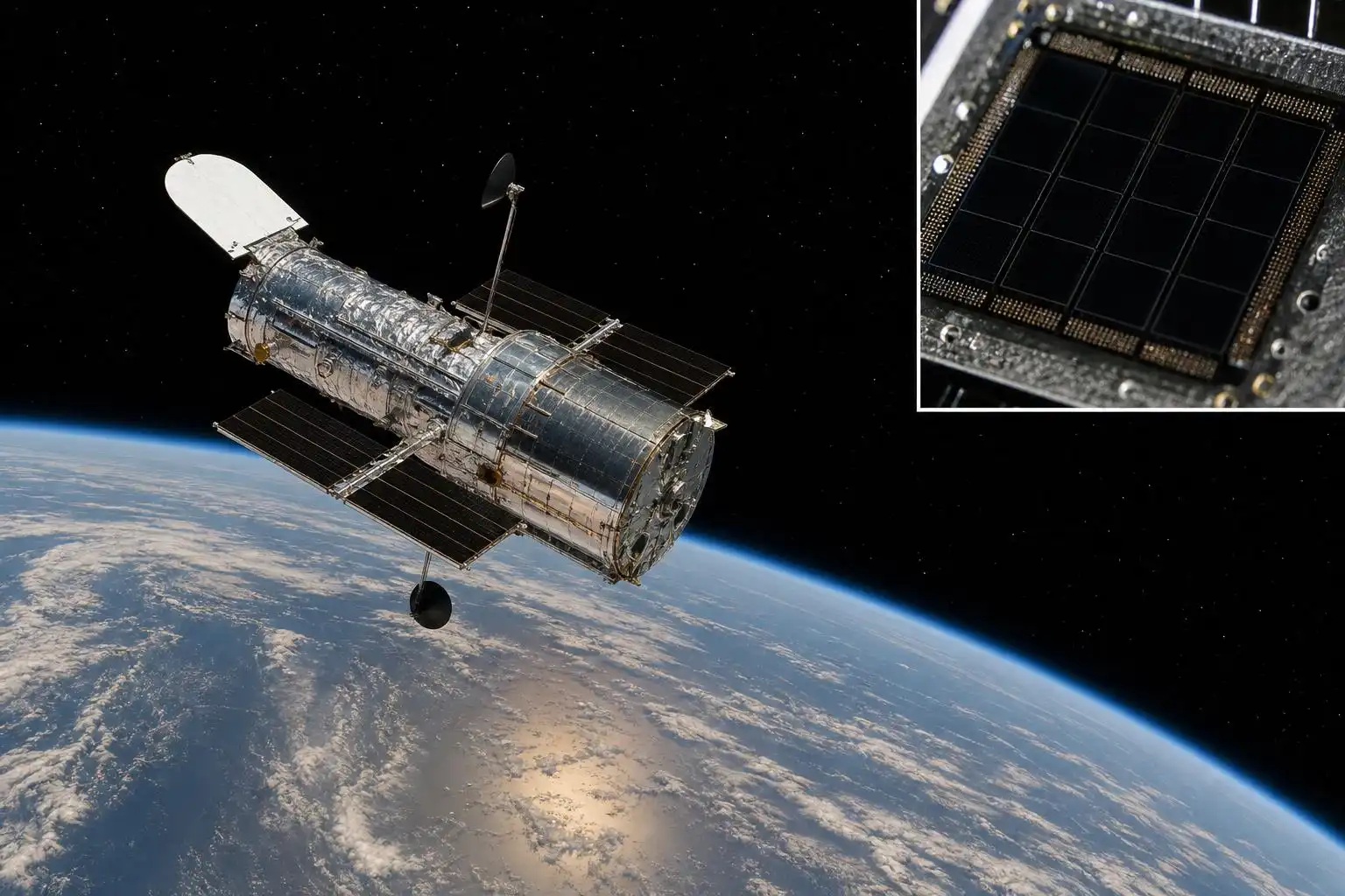 Hubble’s infrared camera measures accumulating light repeatedly during an exposure.