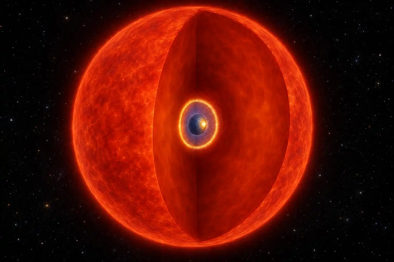 The Helium Flash: Why a Red Giant’s Fiercest Fire Stays Hidden